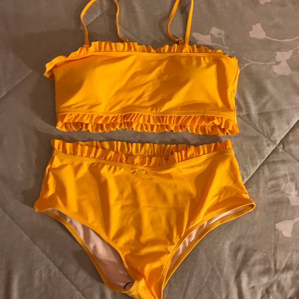Brand New Yellow Two Piece Bikini